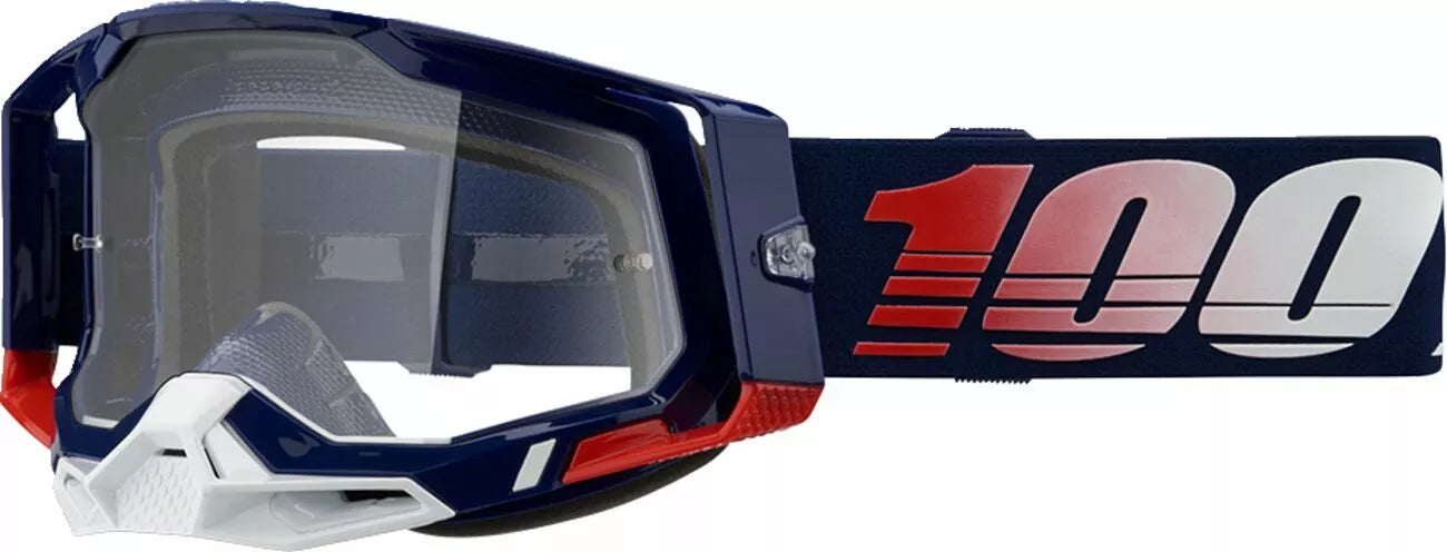 100% Racecraft 2 Goggles Blue/Purple/Red/White