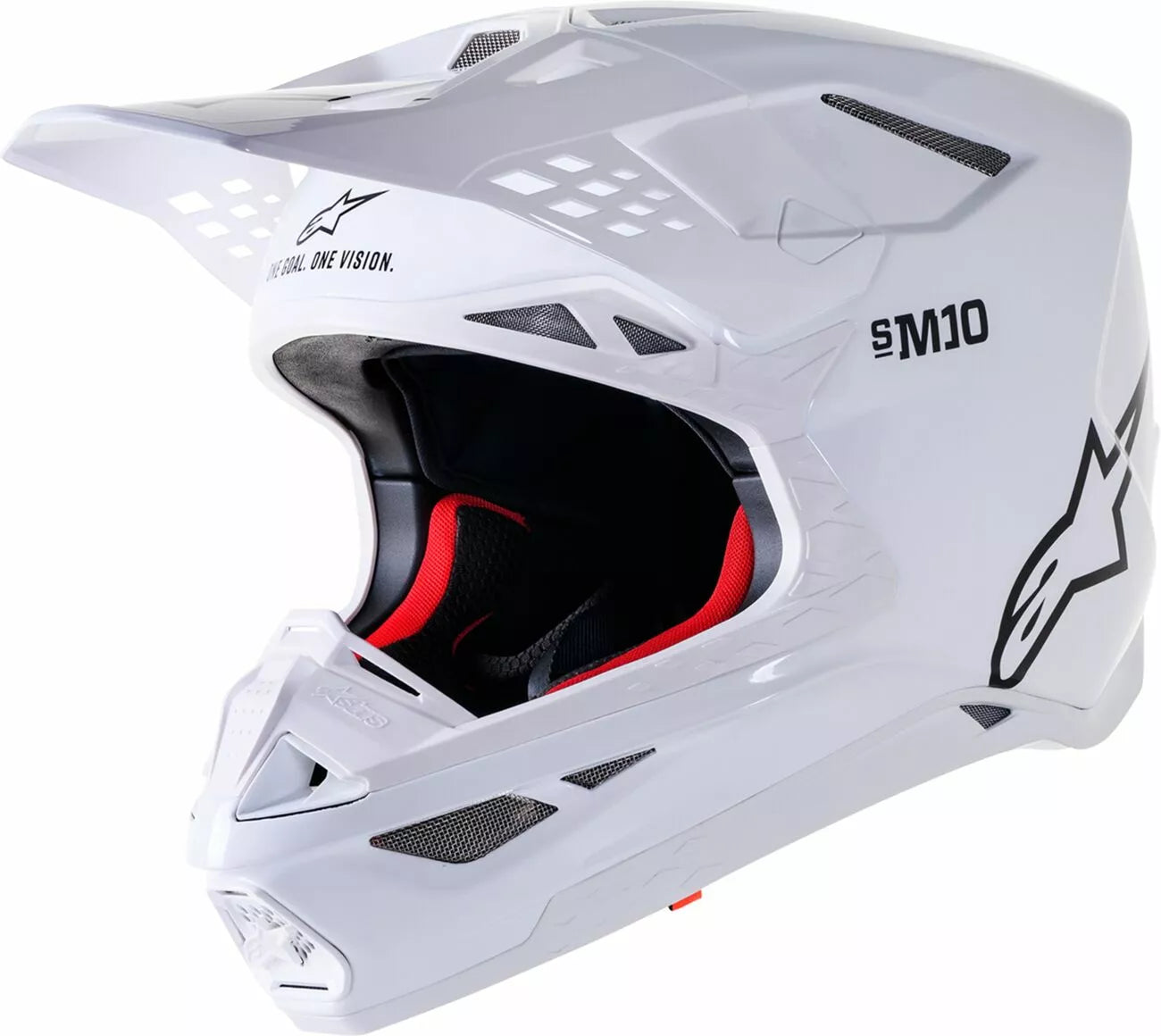 Alpinestars Supertech M10 Solid Helmet Gloss/White