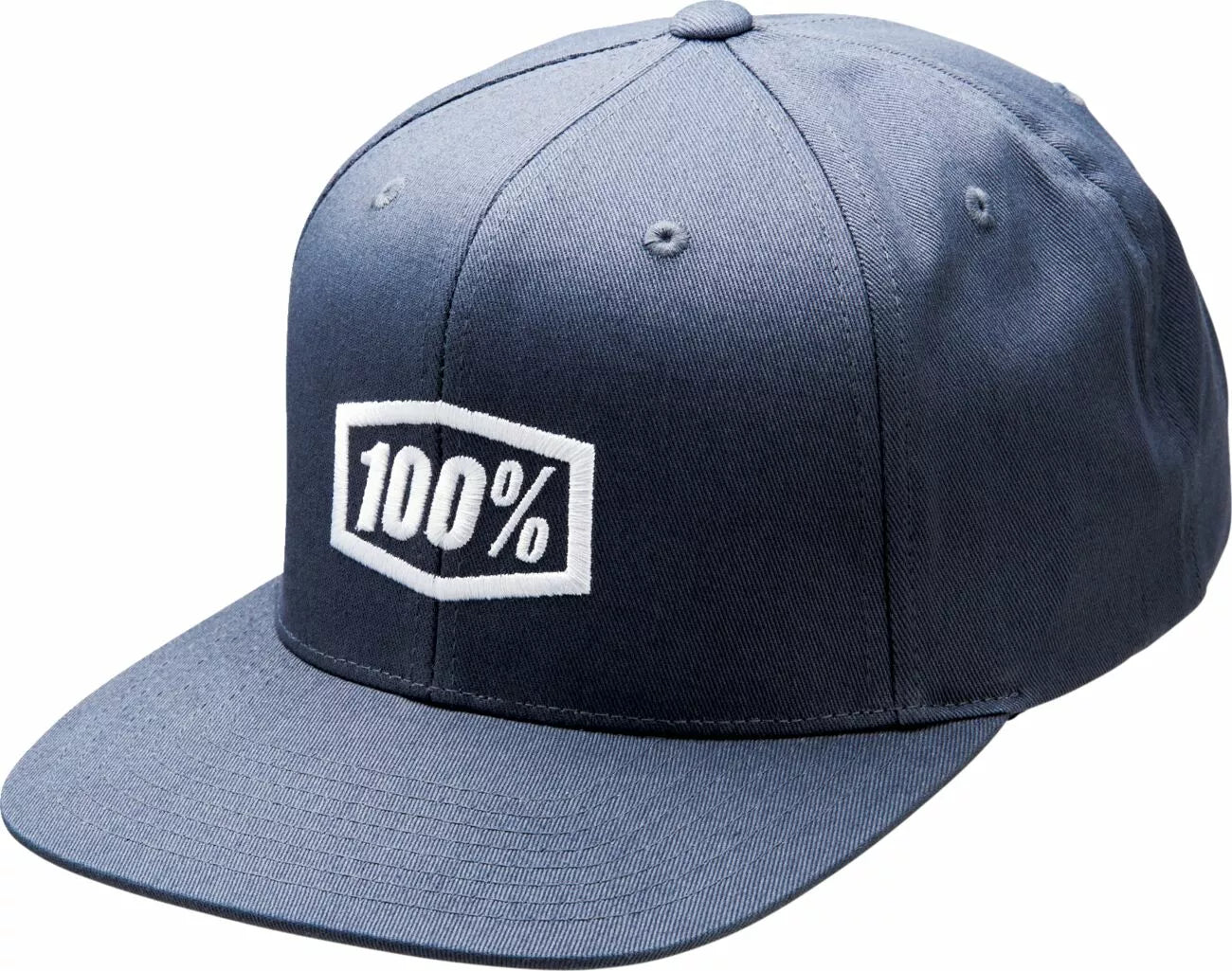 100% Youth Icon Snapback Hat Heather Charcoal