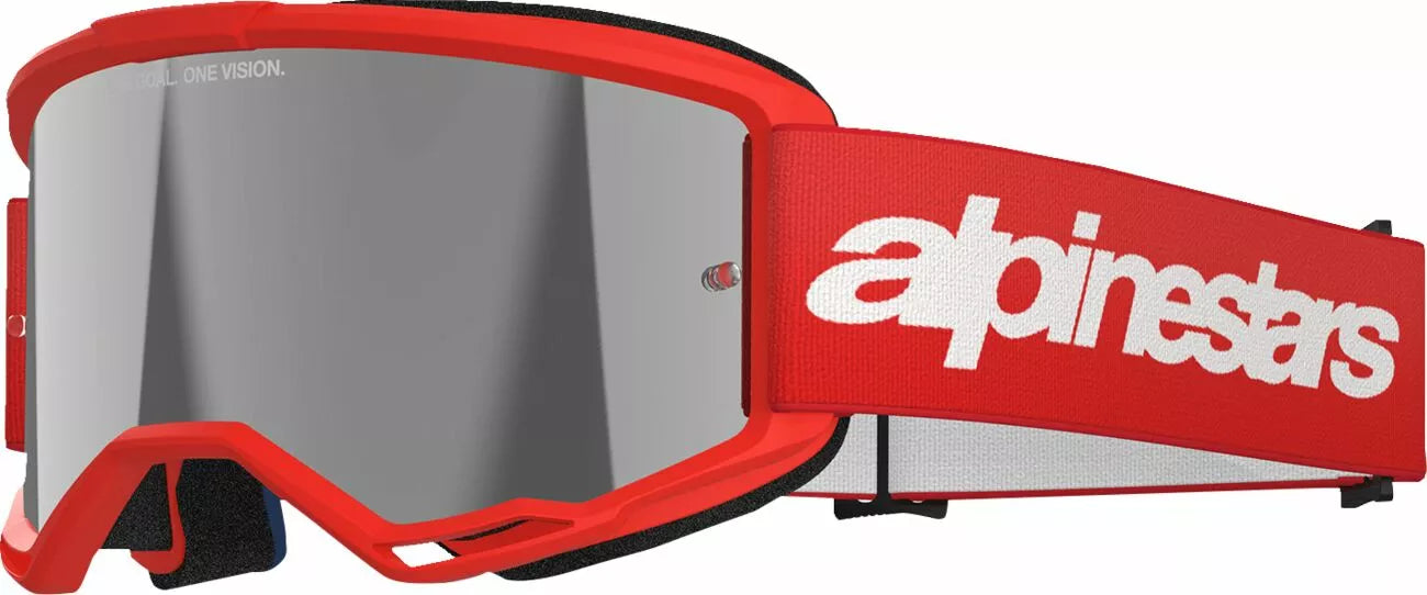 Alpinestars Goggles Vision 3 Wordmark Goggle Red