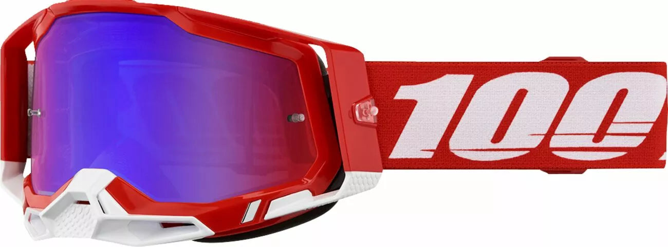 100% Racecraft 2 Goggle Red/White