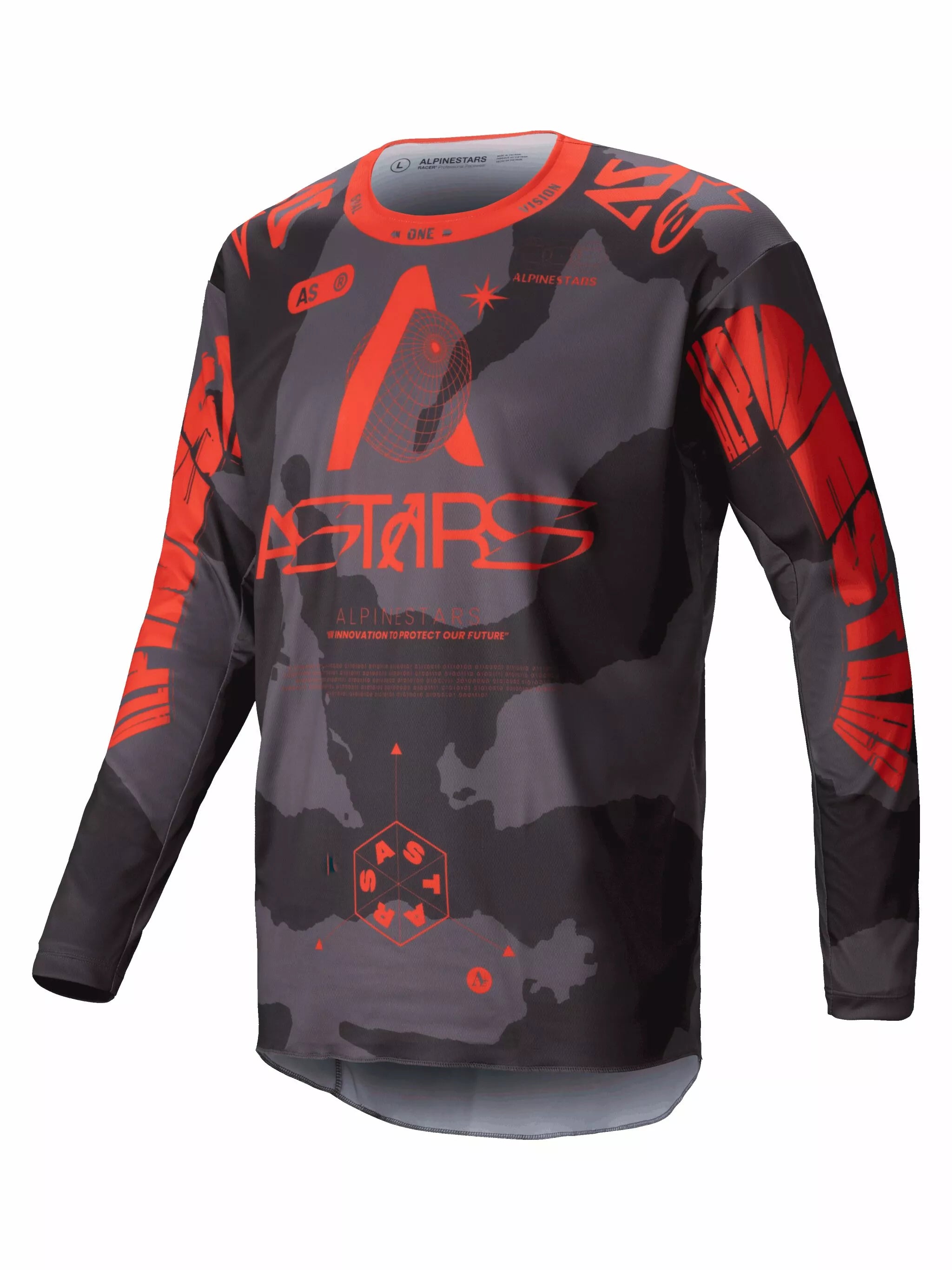 Alpinestars Racer Hollow Jersey Camo/Gray/Orange