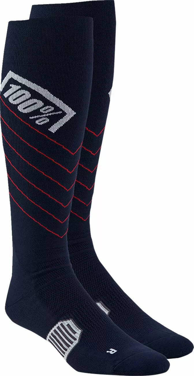 100% Hi-Side Performance Socks Navy