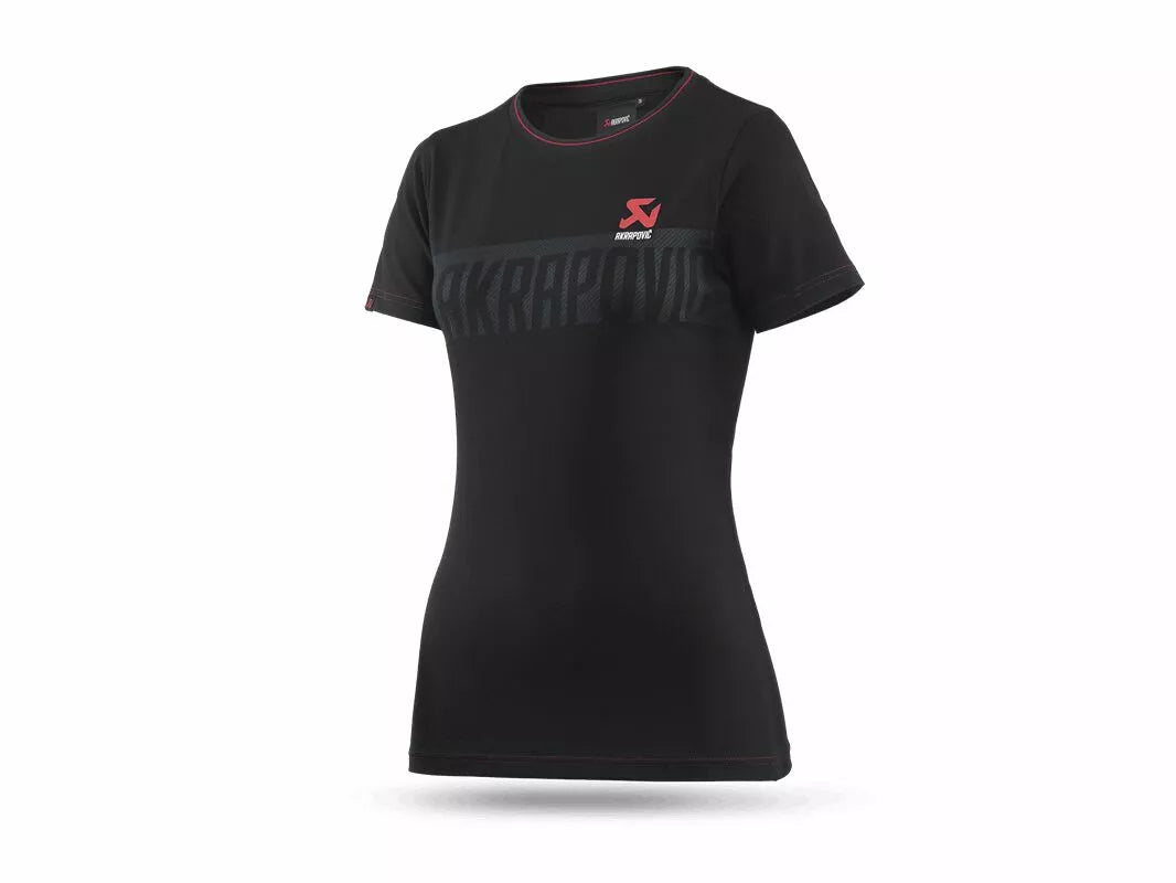 Akrapovic Women'S Corpo T-Shirt Black/Red