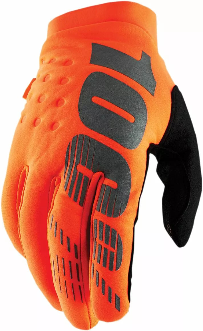 100% Youth Brisker Gloves Black/Orange