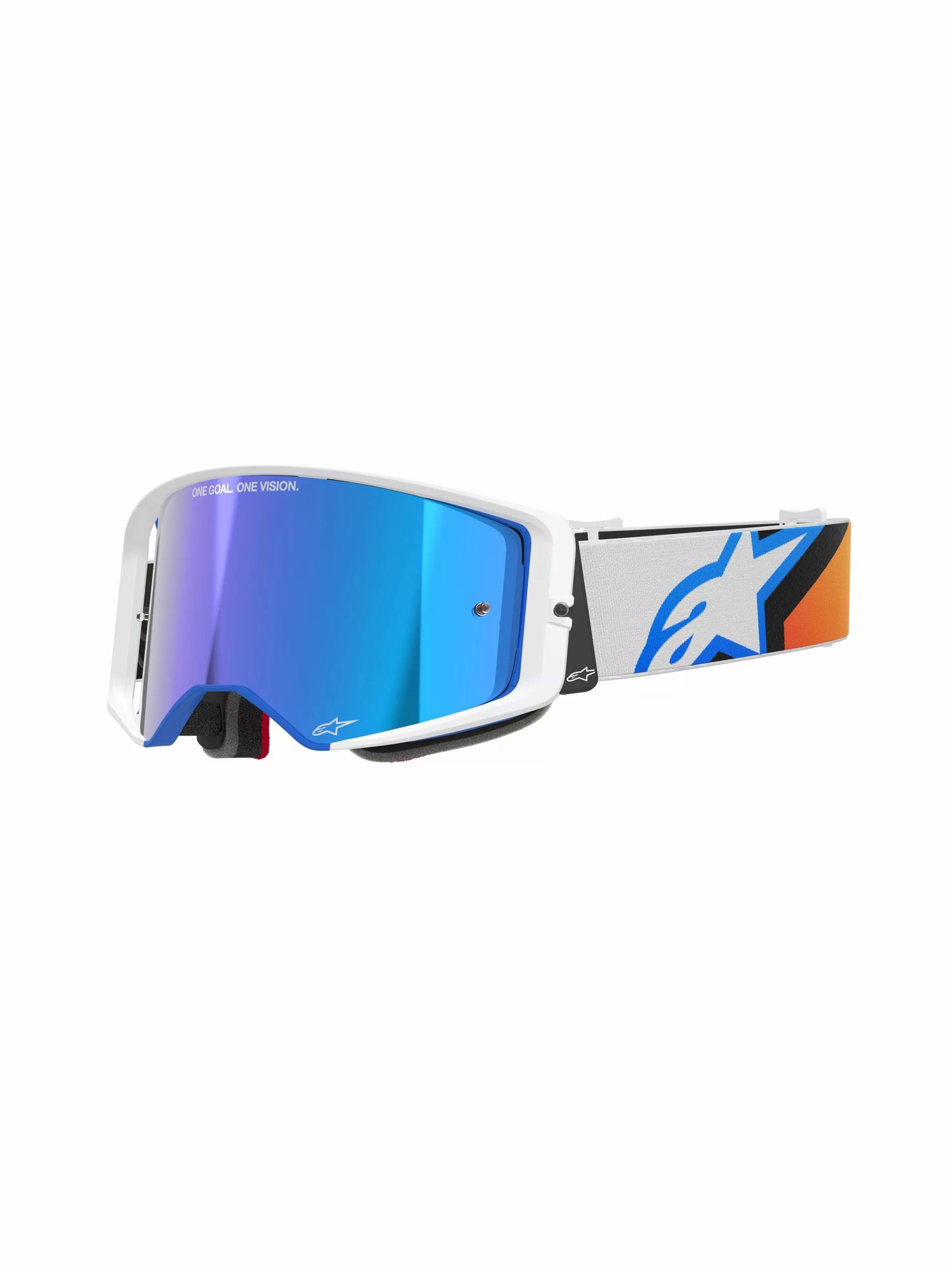 Alpinestars Goggles Supertech Corp Abs Vision Goggle Blue/Orange/White