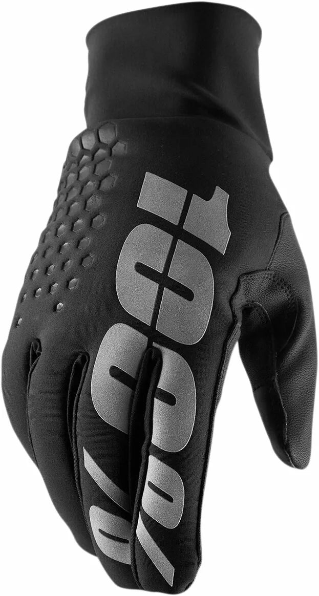 100% Hydromatic Brisker Gloves Black/Gray