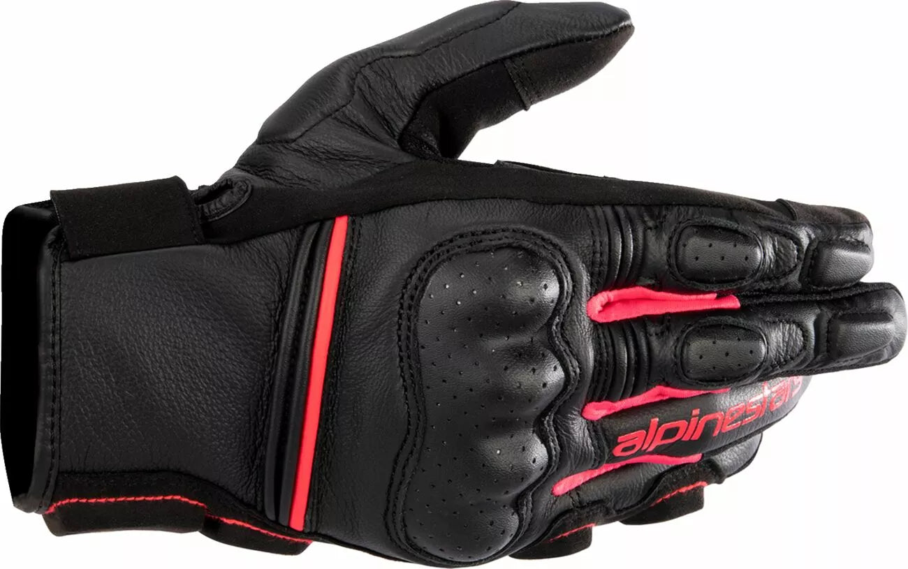 Alpinestars Stella Phenom Leather Air Gloves Black/Pink