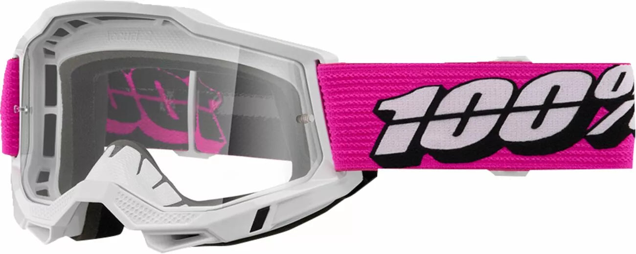 100% Accuri 2 Goggles Pink/White