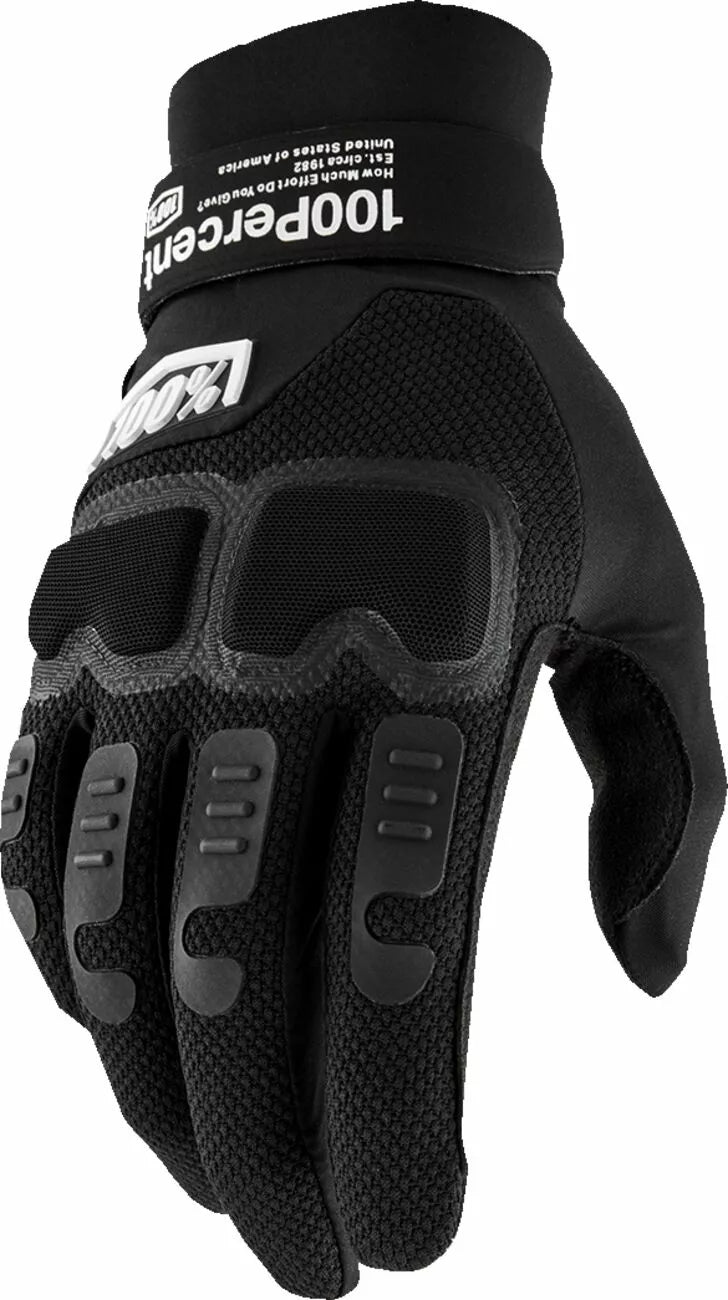 100% Langdale Gloves Black