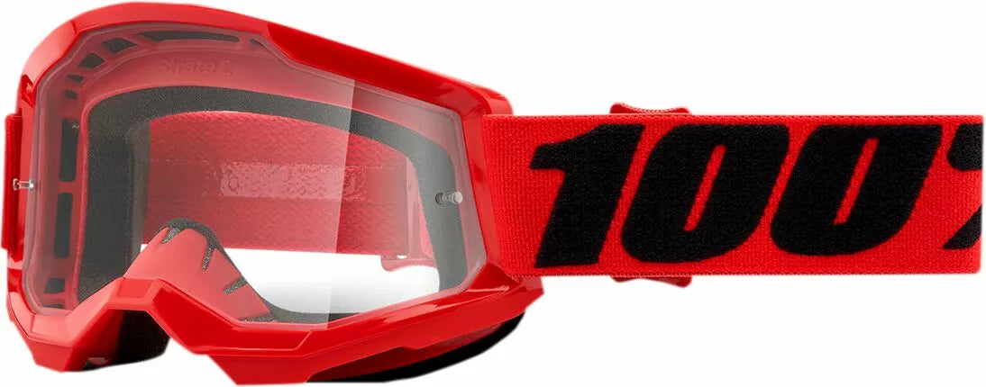 100% Youth Strata 2 Goggles Red