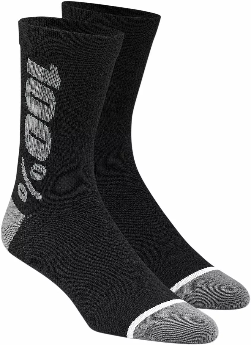 100% Merino Wool Performance Socks Black/Gray