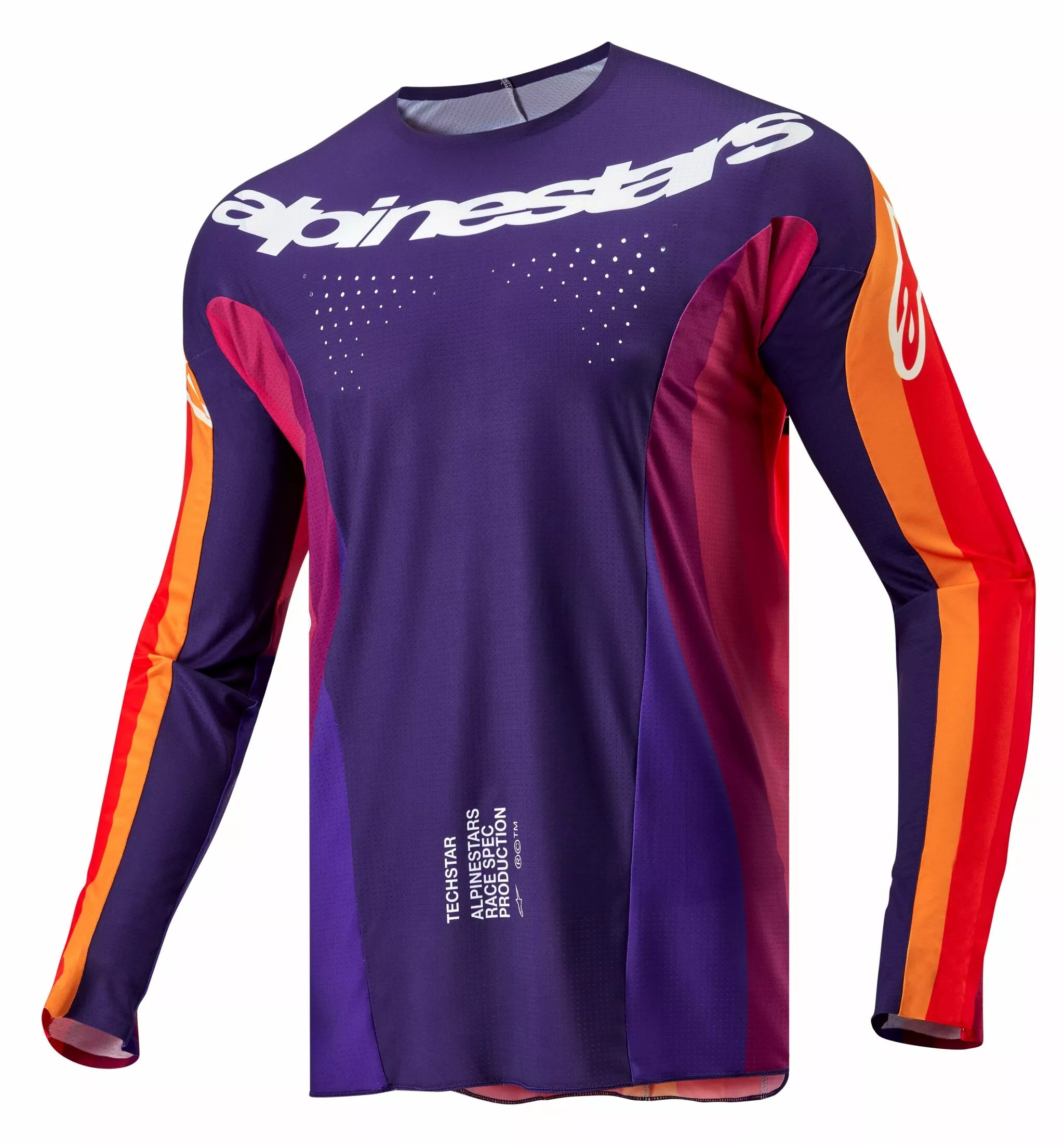 Alpinestars Techstar Pneuma Jersey Purple/Orange