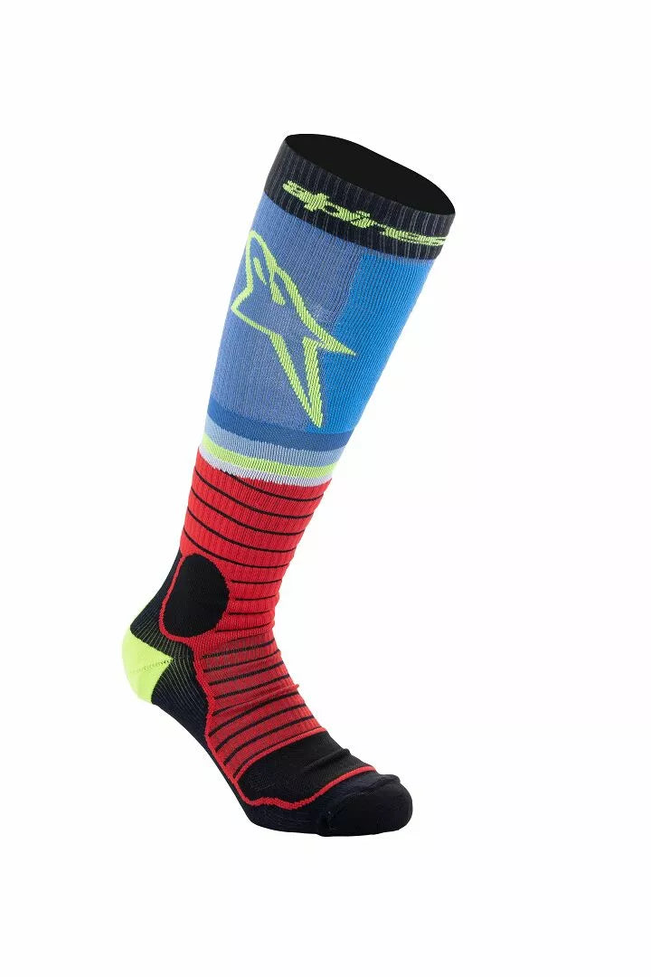 Alpinestars Mx Pro Socks Black/Blue/Red/Yellow