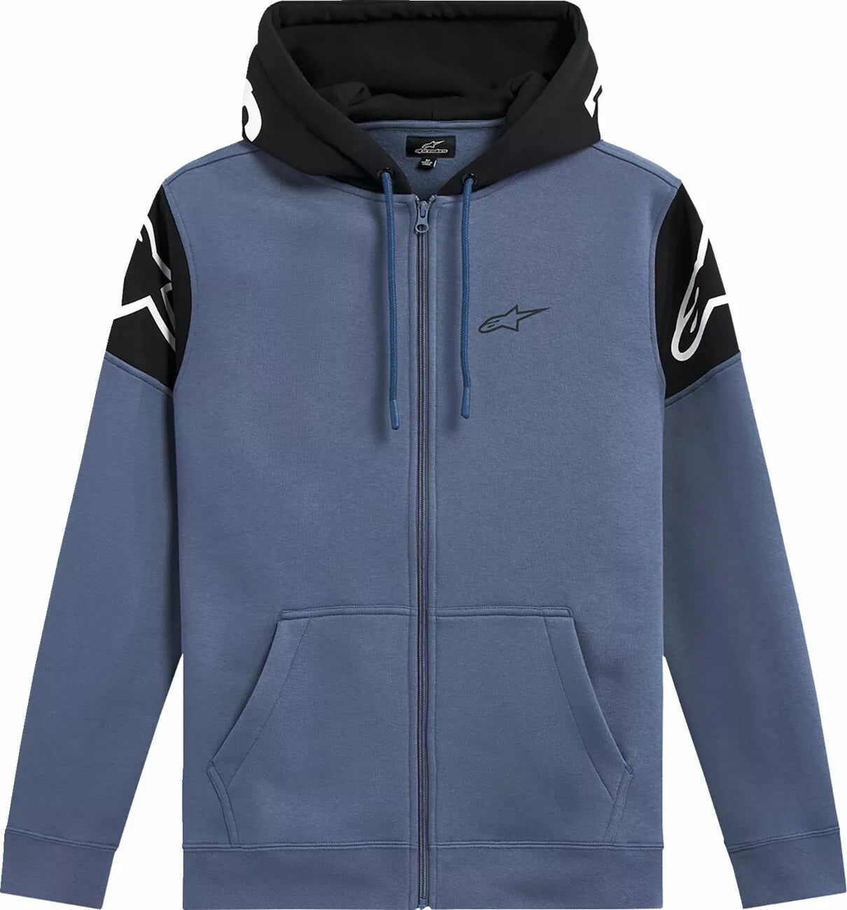 Alpinestars Velocity Zip Hoodie Black/Slate Blue