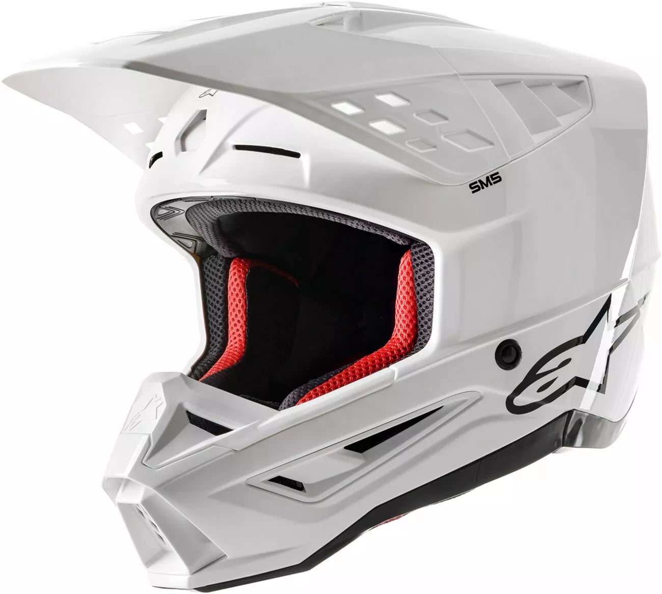 Alpinestars Supertech M5 Solid Helmet White