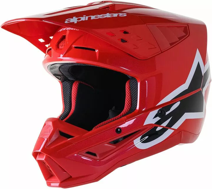 Alpinestars Supertech M5 Corp Helmet Black/Gloss/Red