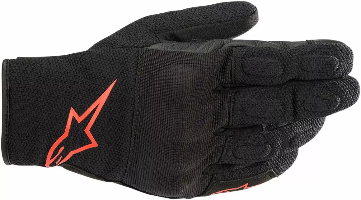 Alpinestars S-Max Drystar® Gloves Black/Fluorescent Red