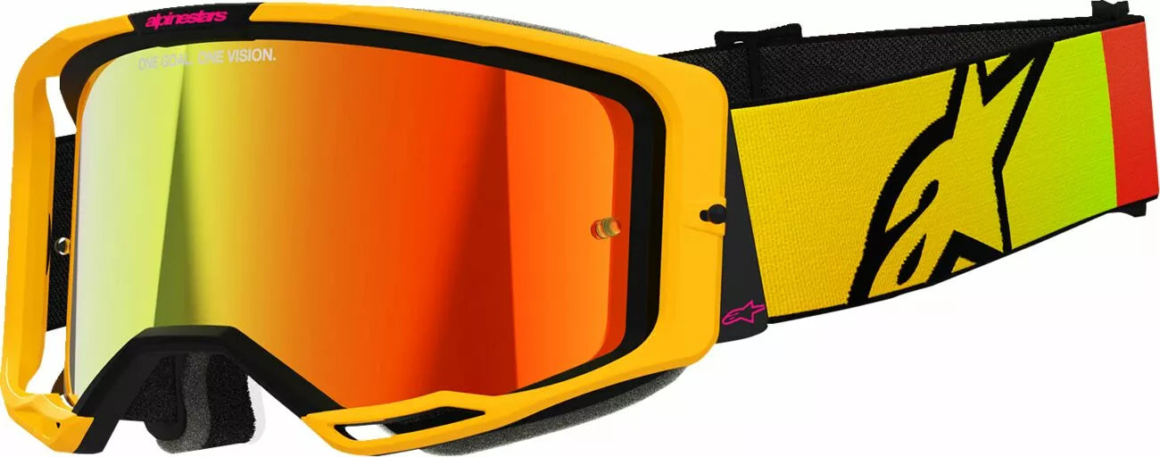 Alpinestars Goggles Vision 8 Corp Goggle Pink/Yellow