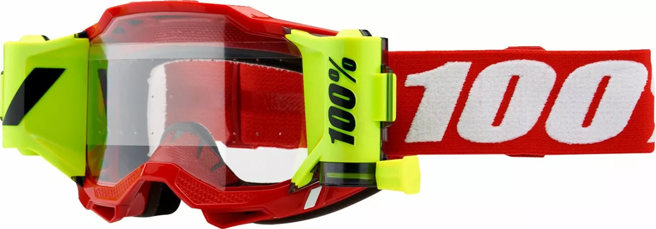 100% Accuri 2 Forecast Goggles Red/Fluorescent Yellow