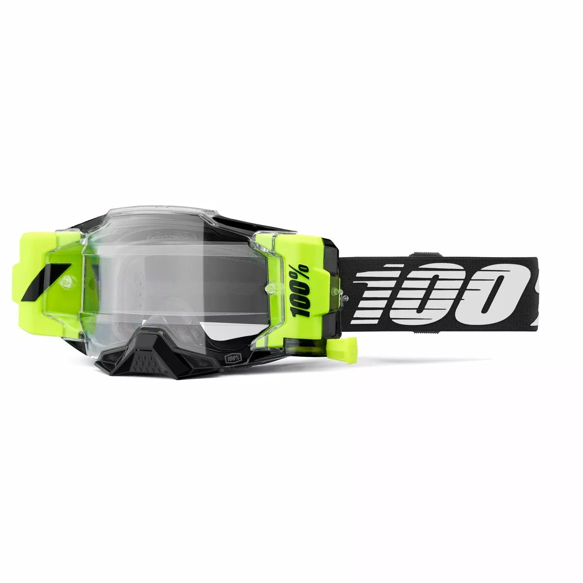 100% Armega Forecast Goggle Black/Fluorescent Yellow