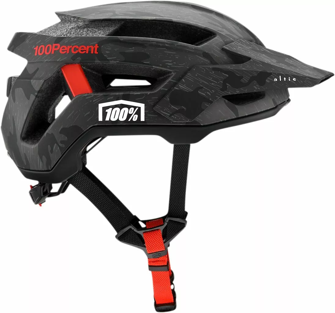 100% Altis Bicycle Helmet Black/Matte/Red