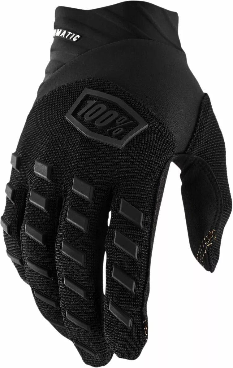 100% Airmatic Gloves Black/Charcoal