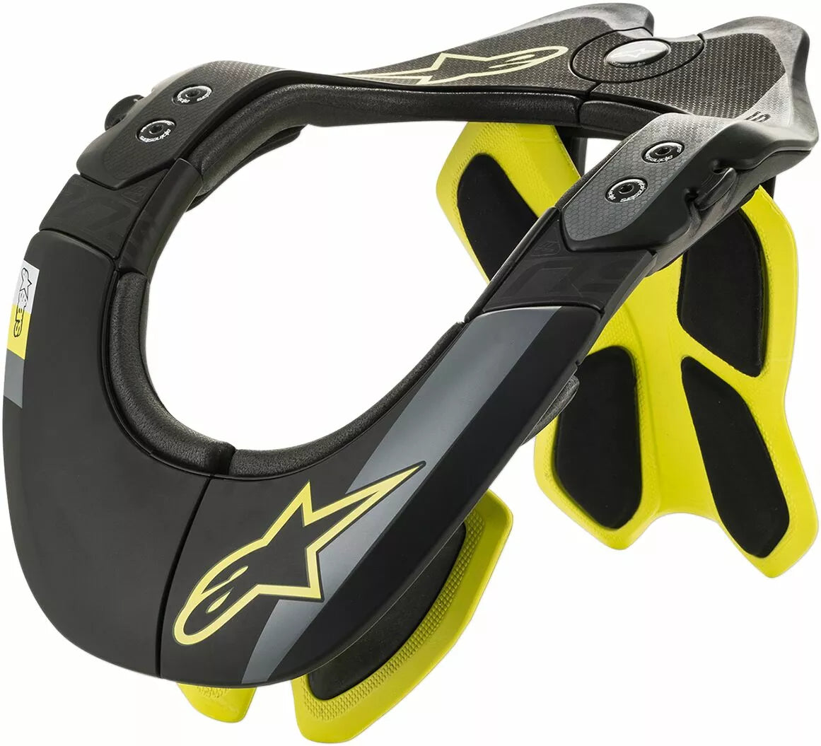 Alpinestars Bionic Neck Support Tech 2 Black/Fluorescent Yellow