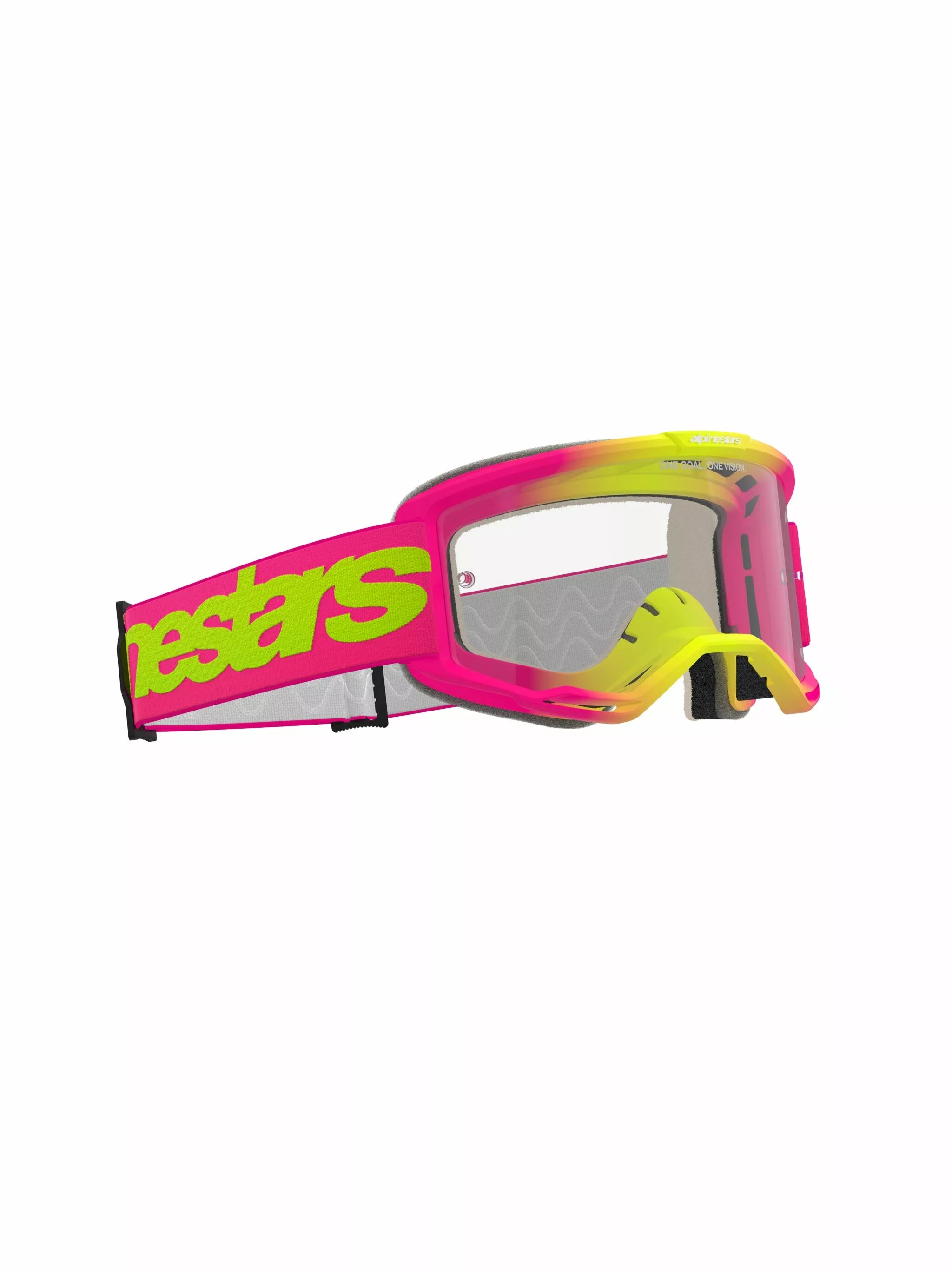 Alpinestars Goggles Vision 5 Wordmark Goggle Pink/Yellow