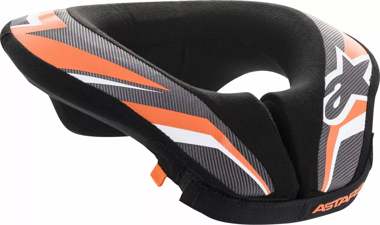 Alpinestars Youth Sequence Neck Roll Black/Anthracite/Orange