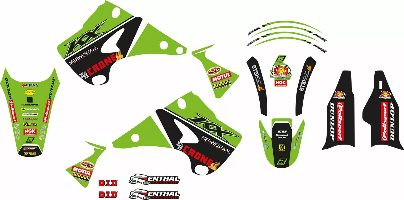 Blackbird Racing Graphic Kit Replica Team Kawasaki H&F 2022