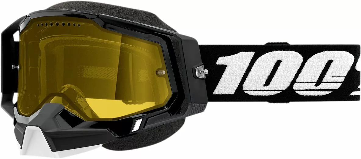 100% Racecraft 2 Snow Goggles Black