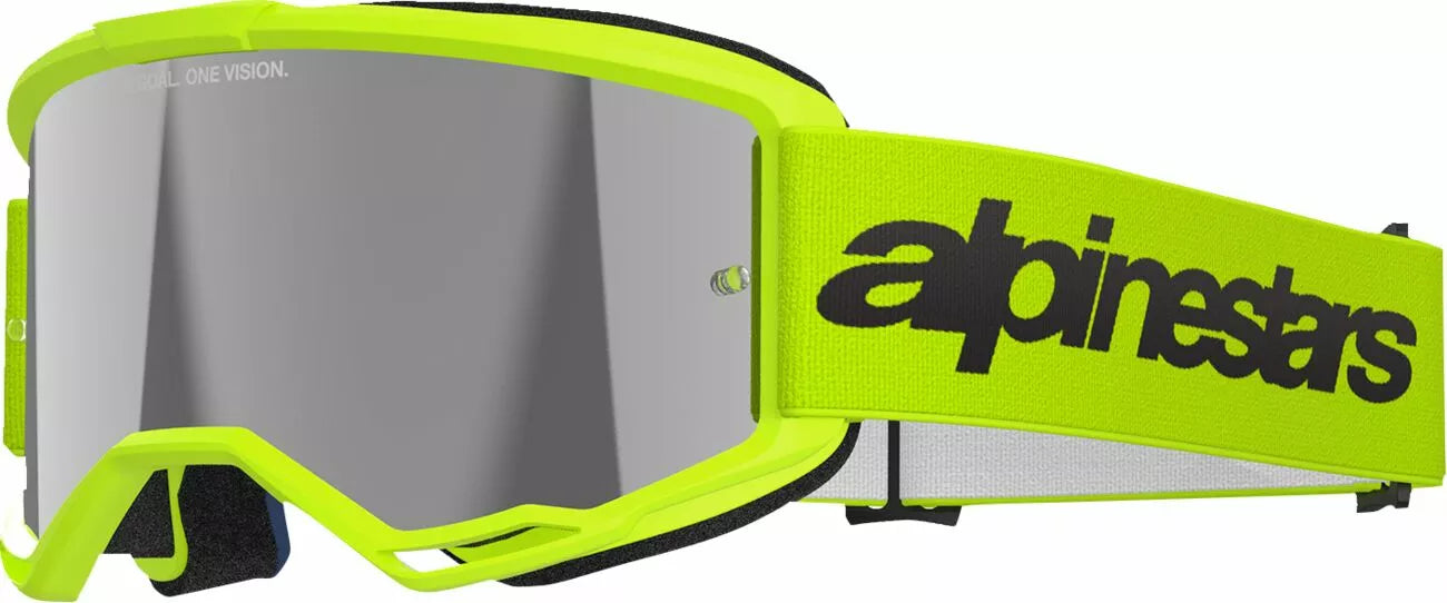 Alpinestars Goggles Vision 3 Wordmark Goggle Fluorescent Yellow