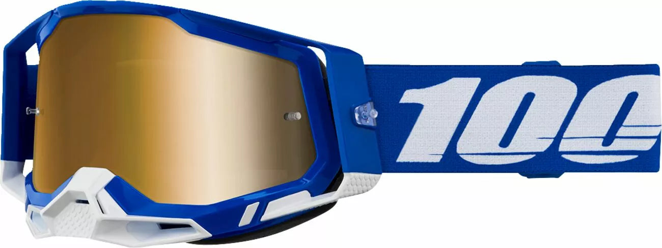 100% Racecraft 2 Goggle Blue/White