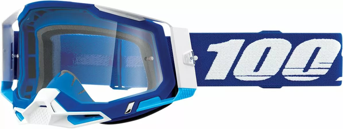 100% Racecraft 2 Goggles Blue/White