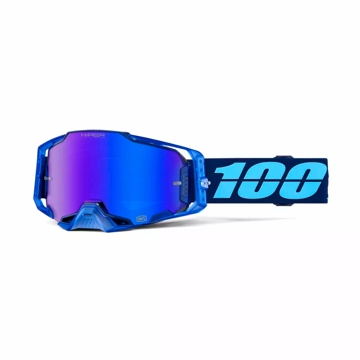 100% Armega Goggle Blue/Cyan