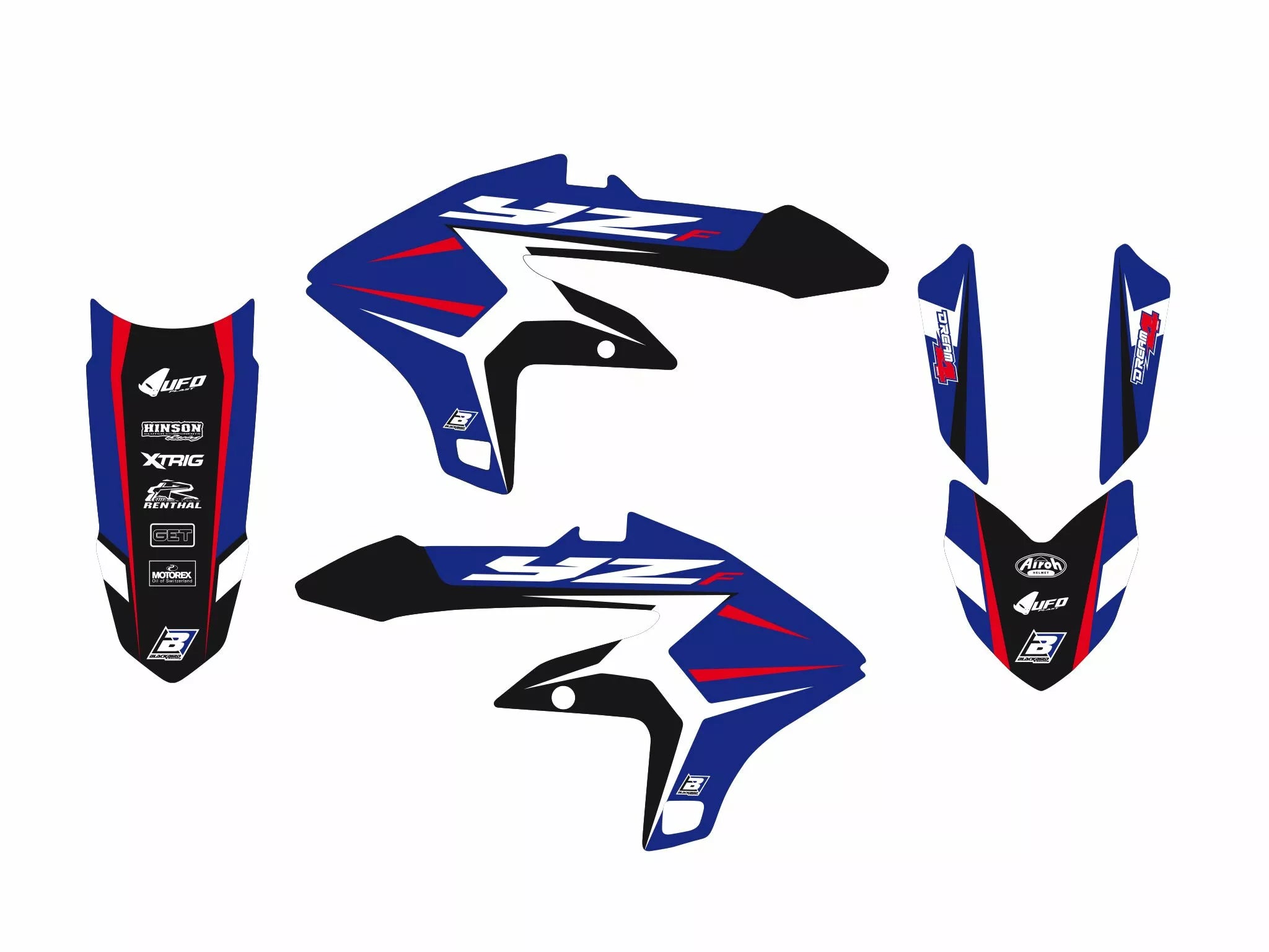 Blackbird Racing Dream 4 Graphics Kit With Seat Cover