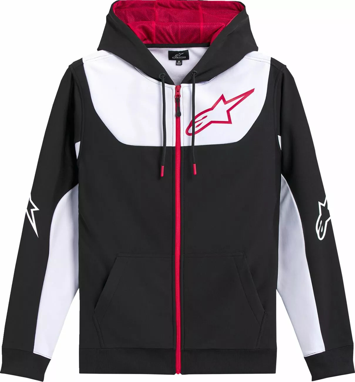 Alpinestars Sessions V3 Zip Hoodie Black/Red/White