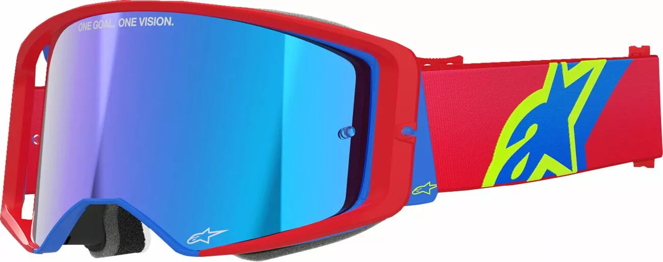 Alpinestars Goggles Supertech Corp Abs Vision Goggle Blue/Red