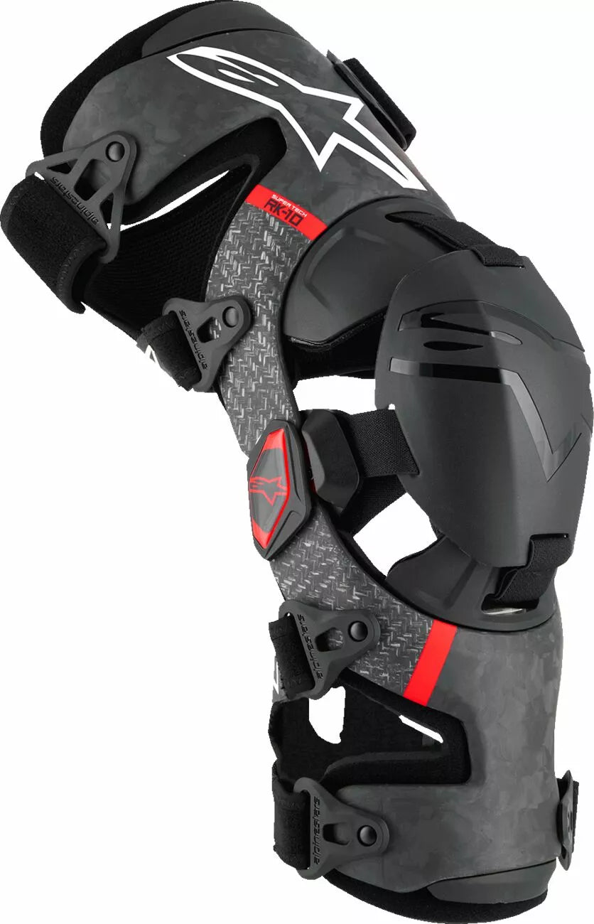 Alpinestars Supertech Rk-10 Plasma Knee Braces Black/Red