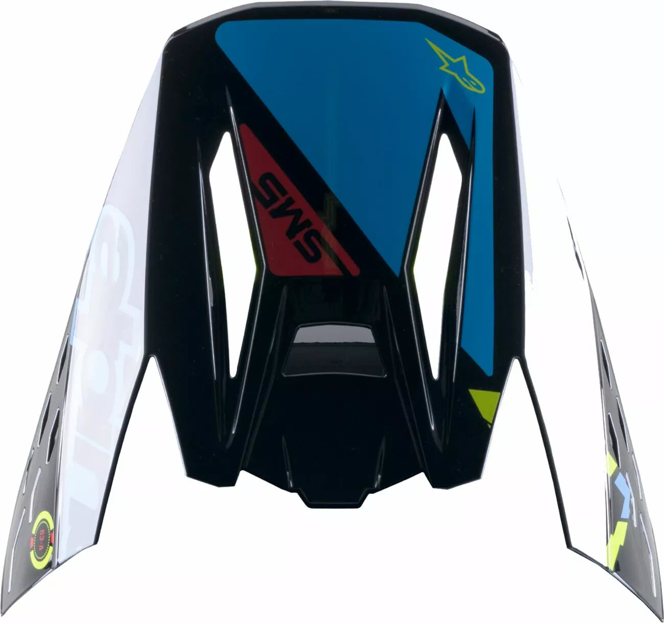 Alpinestars Sm5 Helmet Visor Black/Blue/Yellow