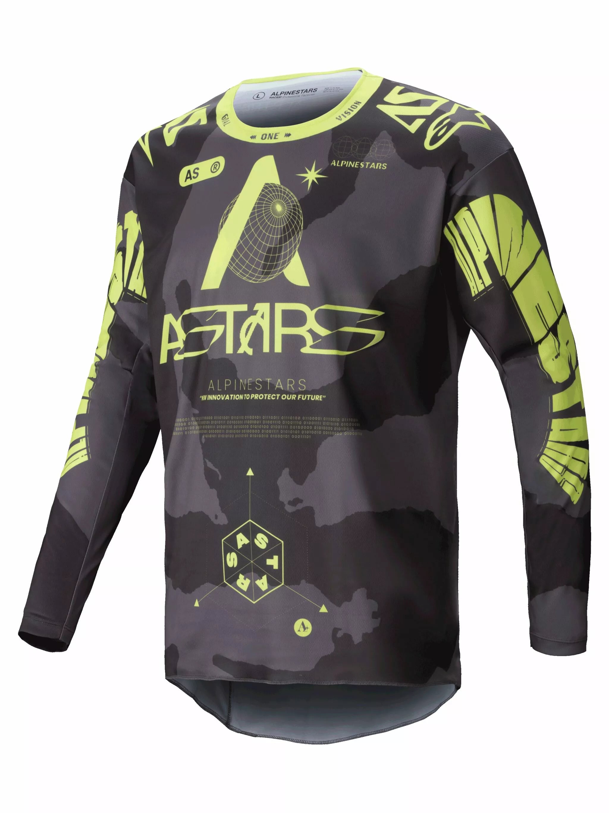 Alpinestars Racer Hollow Jersey Camo/Yellow