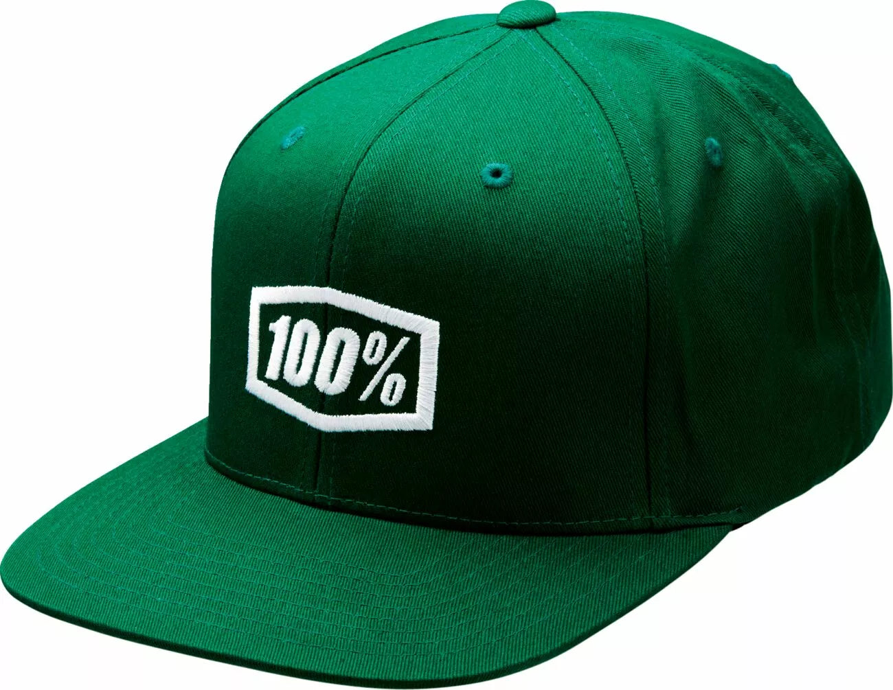 100% Icon Snapback Hat Green